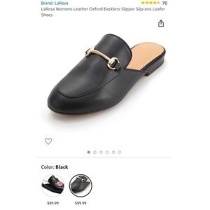 LaRosa Leather Oxford Loafer Shoes NWT MRP $100